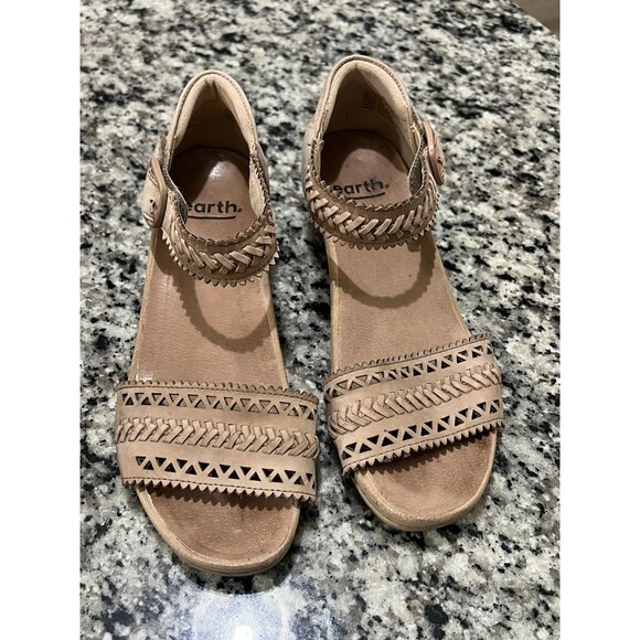 Earth Seneca Dark Blush Nubuck Leather SZ 7 - Picture 3 of 8